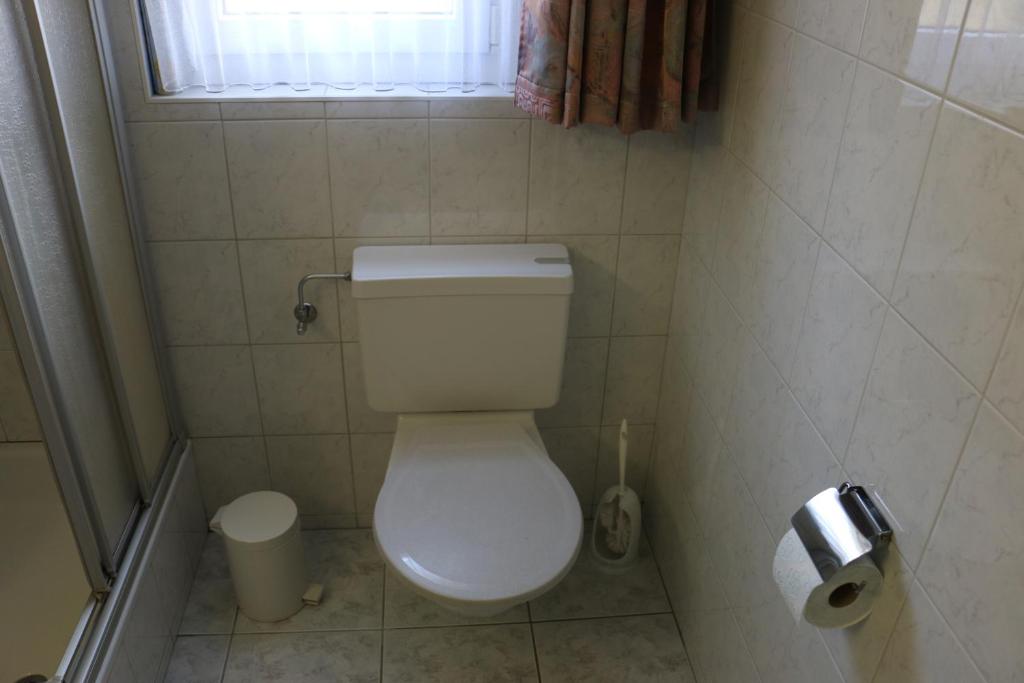 Koupelna v ubytování Haus Amara