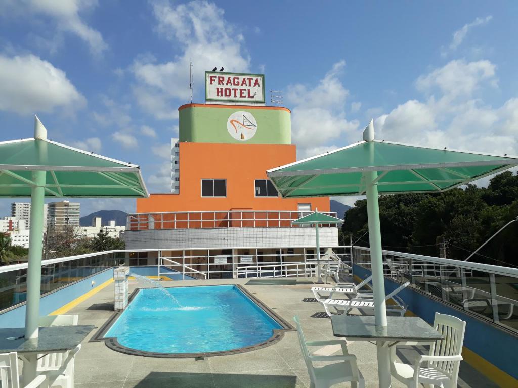 The swimming pool at or close to Fragata Hotel