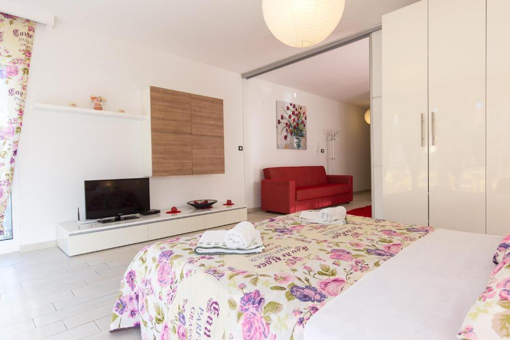 Posteľ alebo postele v izbe v ubytovaní Apartments & rooms DDD2