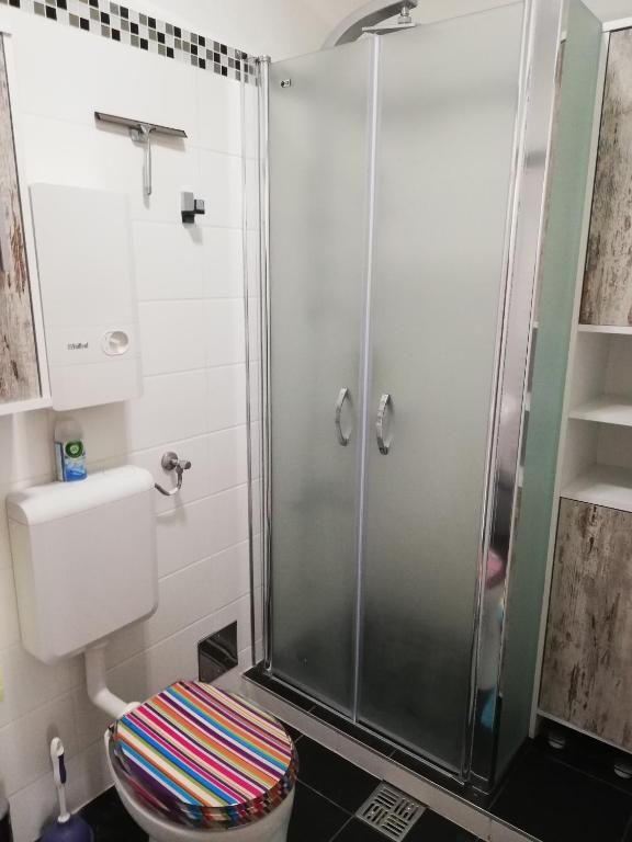 Koupelna v ubytování Appartement Schneerose