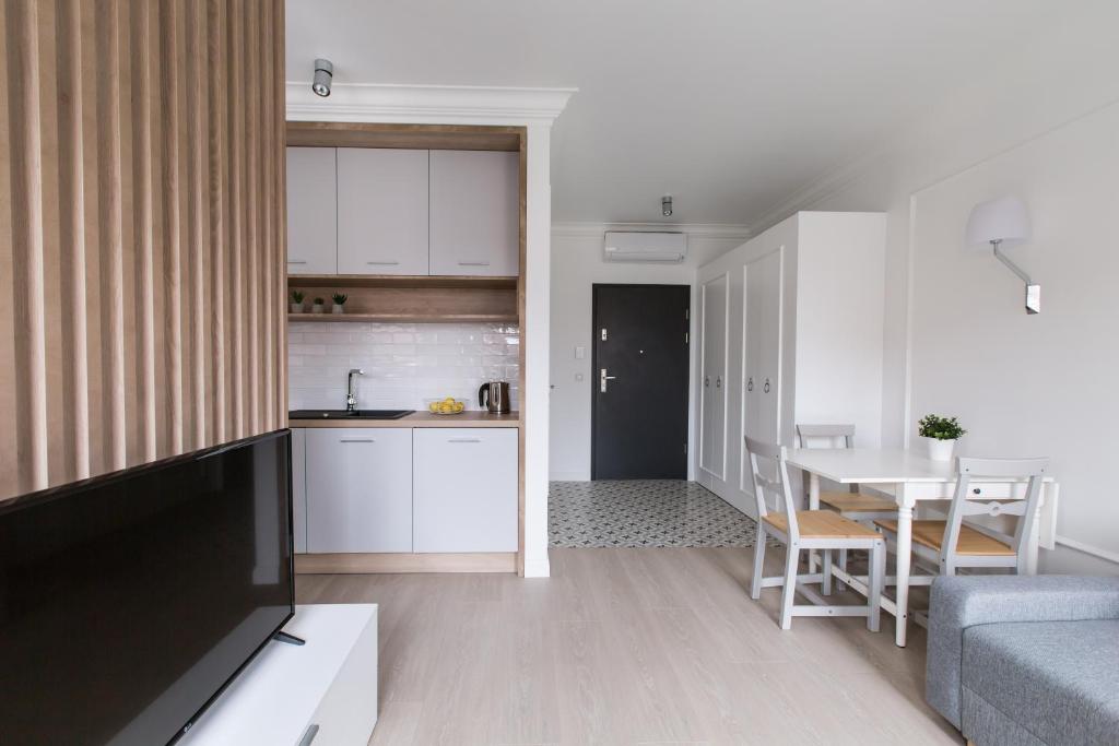 Kuchyňa alebo kuchynka v ubytovaní Homewell Apartments Dominikańska