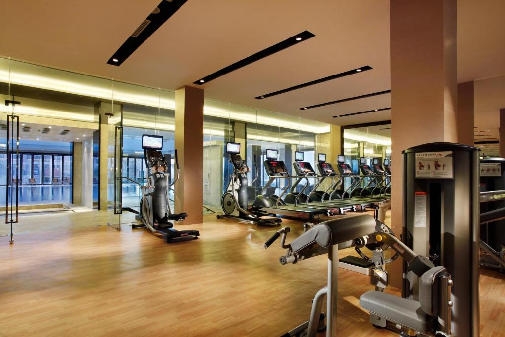 Fitness centrum a/nebo fitness zařízení v ubytování Mels Weldon Dongguan Humen