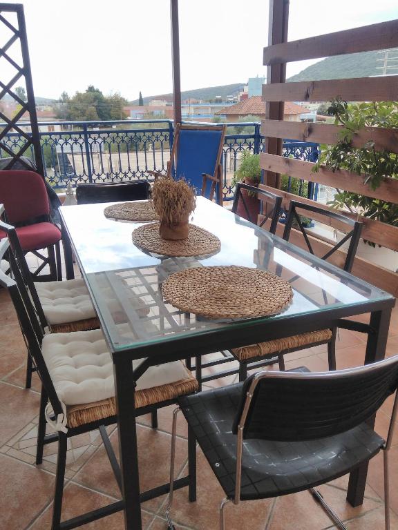 Balkón nebo terasa v ubytování Ionio Gastronomy Suites