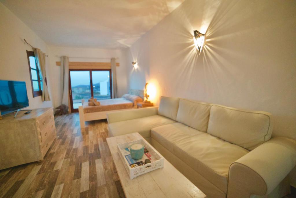 Posezení v ubytování Tindaya Nature Home Ocean View