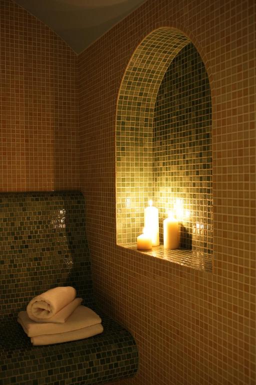 Kúpeľňa v ubytovaní Hotel Arkadia Royal