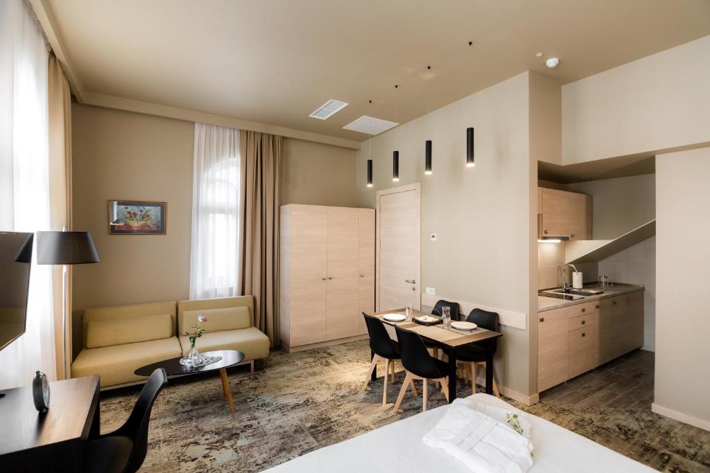 Posezení v ubytování Boutique Apart Hotel Adagio