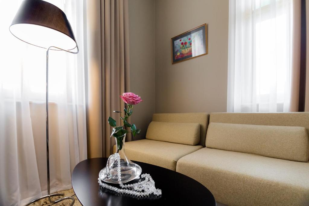 Posezení v ubytování Boutique Apart Hotel Adagio