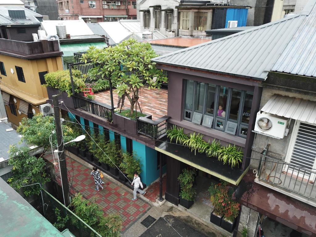 Hoone, kus hostel asub