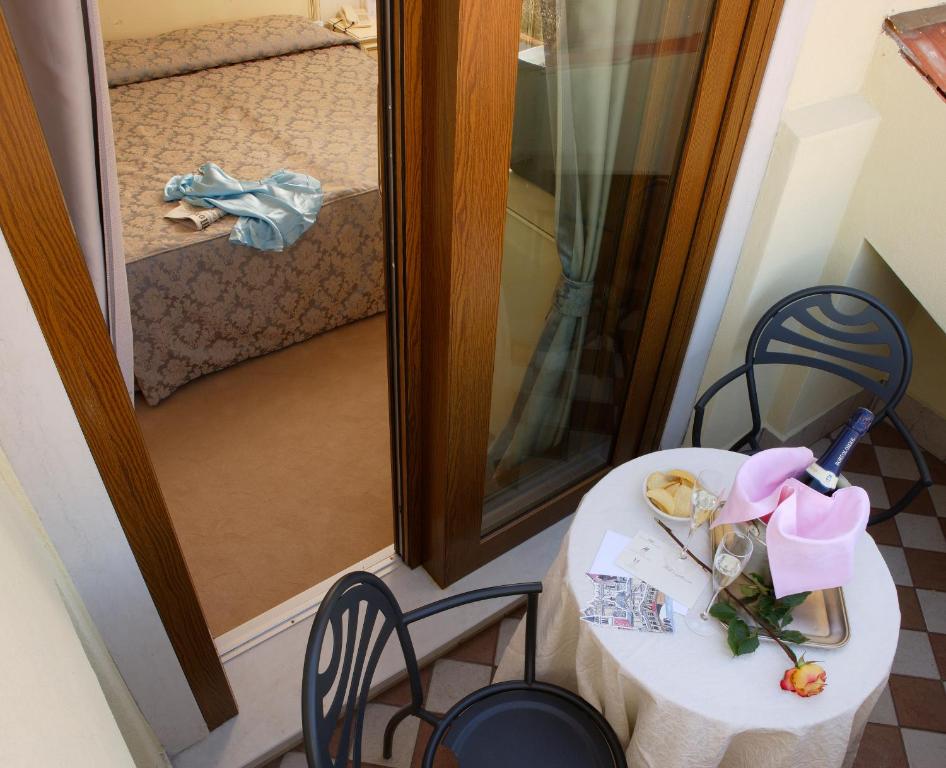 Balkón nebo terasa v ubytování Hotel Carlton Capri