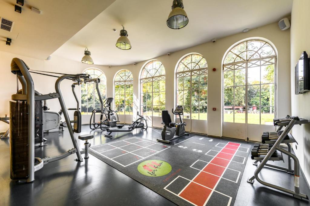 Fitness centrum a/nebo fitness zařízení v ubytování Hotel Kronacker