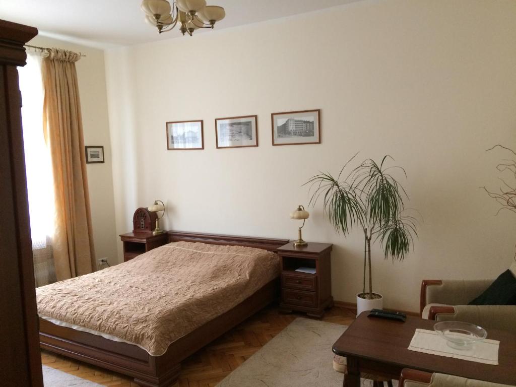 Postel nebo postele na pokoji v ubytování Apartament Centrum Gdynia