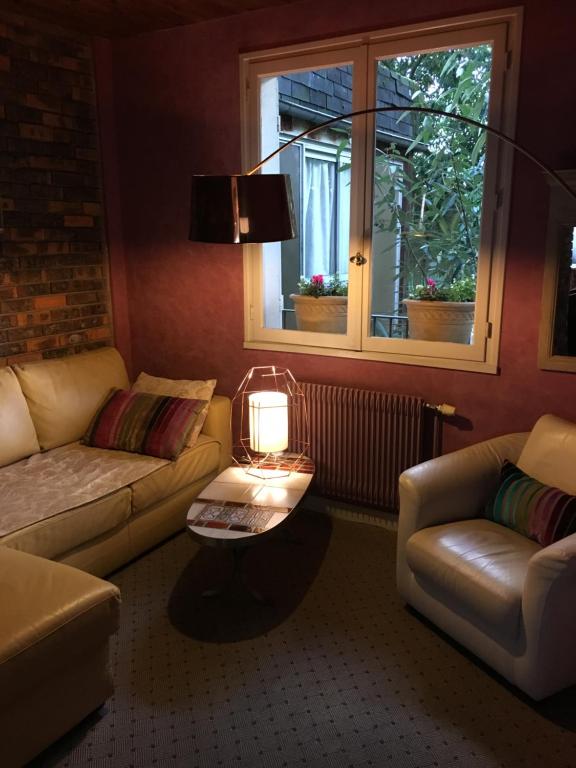 Posezení v ubytování Hotel Victor Hugo