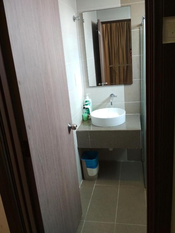 Koupelna v ubytování Classy Studio Apartment (KBCP)