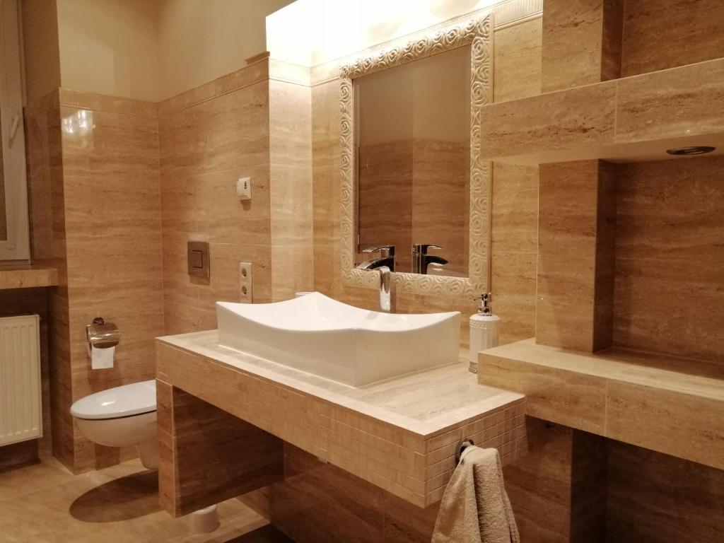 Kúpeľňa v ubytovaní apartament