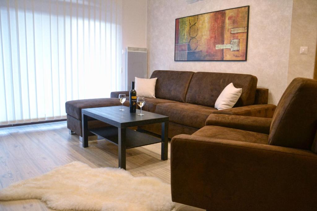 Posezení v ubytování Apartmán ENZO č 103 Tále Chopok Juh