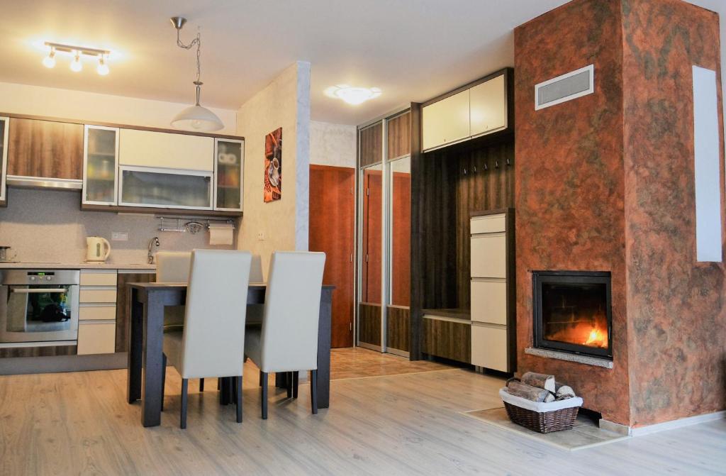 Kuchyň nebo kuchyňský kout v ubytování Apartmán ENZO č 103 Tále Chopok Juh