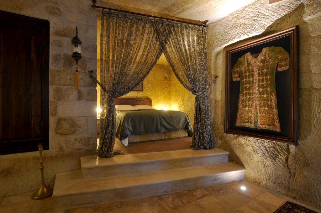 Cama o camas de una habitación en Kayakapi Premium Caves Cappadocia
