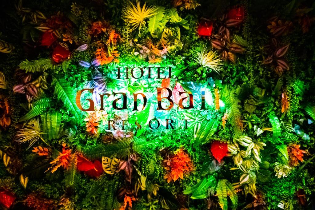 a neon sign that says hotel grand ballroom at Hotel Gran Bali Resort in Kawasaki