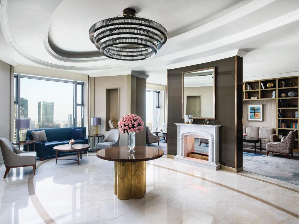 Posezení v ubytování The Langham, Hefei