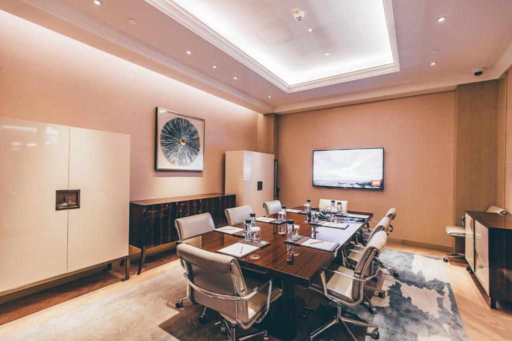 TV a/nebo společenská místnost v ubytování The Langham, Hefei