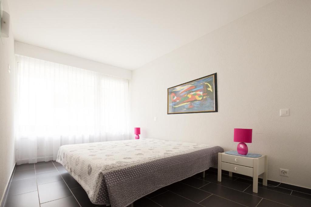 Postel nebo postele na pokoji v ubytování Haus Fortuna