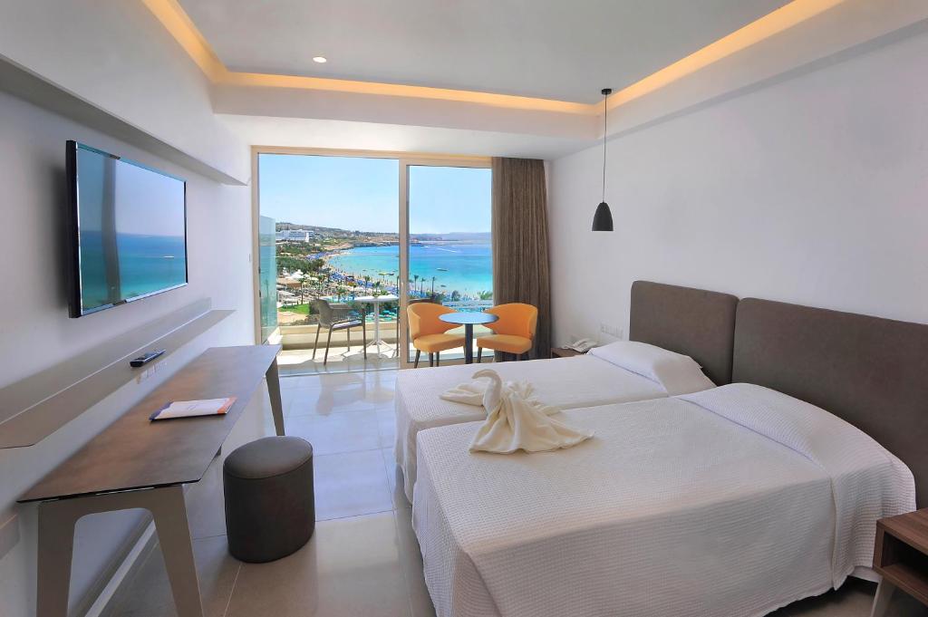 Nelia Beach Hotel & Spa - Quarto Duplo De Luxo Com Vista Para O Mar