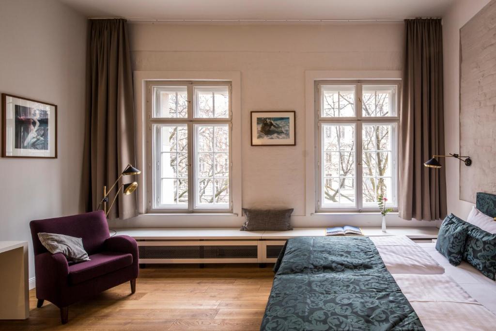 Posezení v ubytování Hotel Oderberger