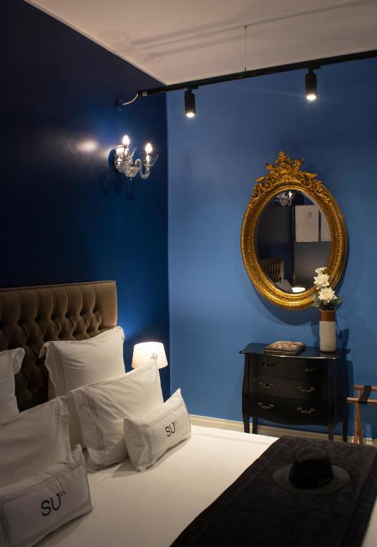 Postel nebo postele na pokoji v ubytování SU29 Boutique Hotel