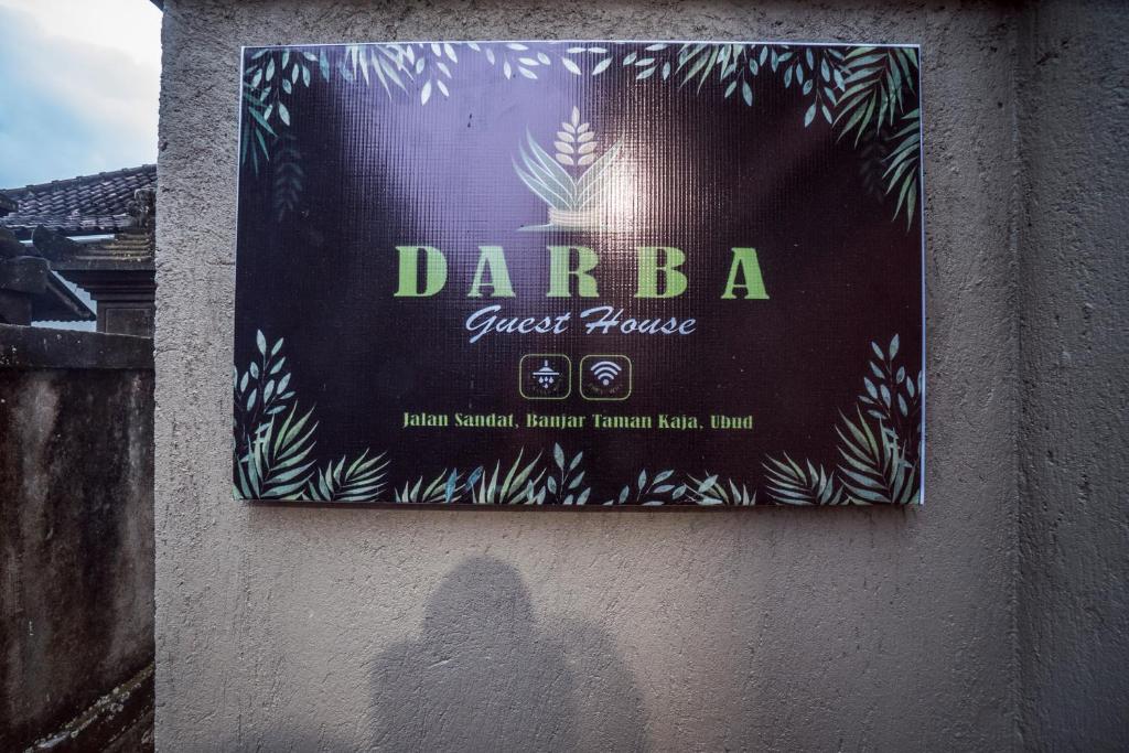 Certificato, attestato, insegna o altro documento esposto da Darba Guest House Ubud