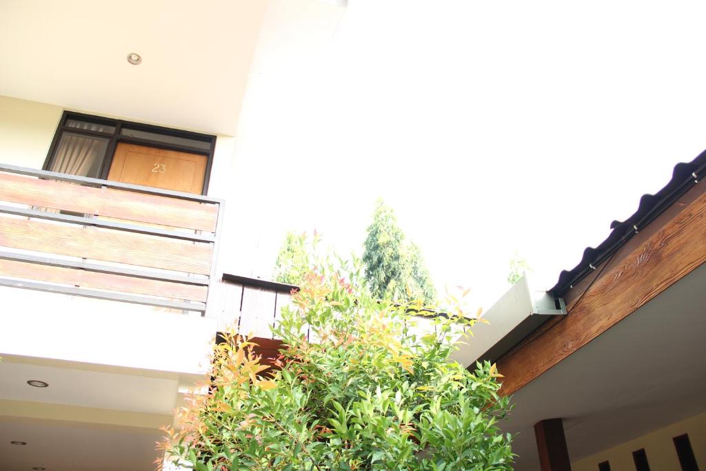 Balkón nebo terasa v ubytování Bamboe Inn Homestay