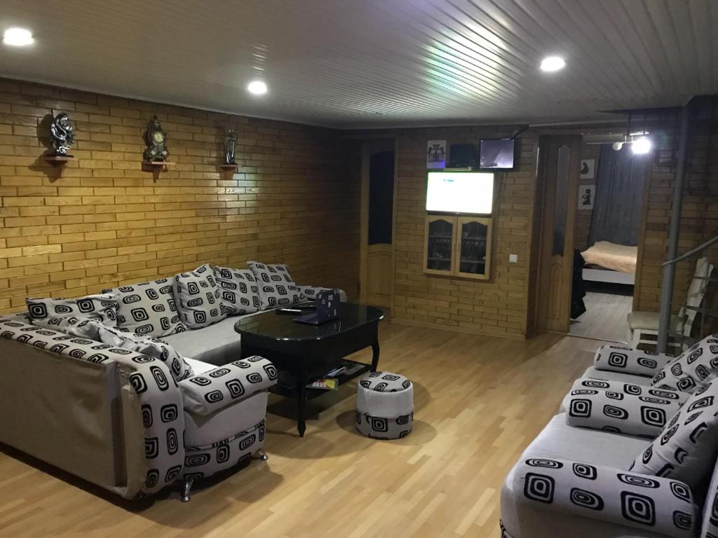 Posezení v ubytování B&B NaBaDa