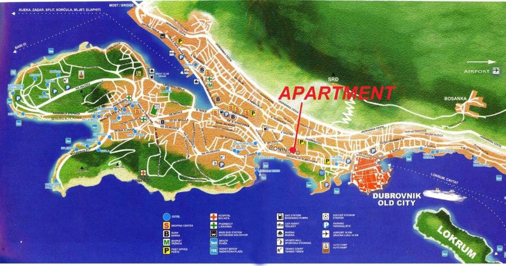Fotografia z galérie ubytovania Two-bedrooms apartment with balcony and sea view,near Old town v Dubrovníku