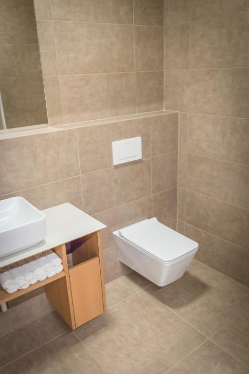 Koupelna v ubytování Villa Nena