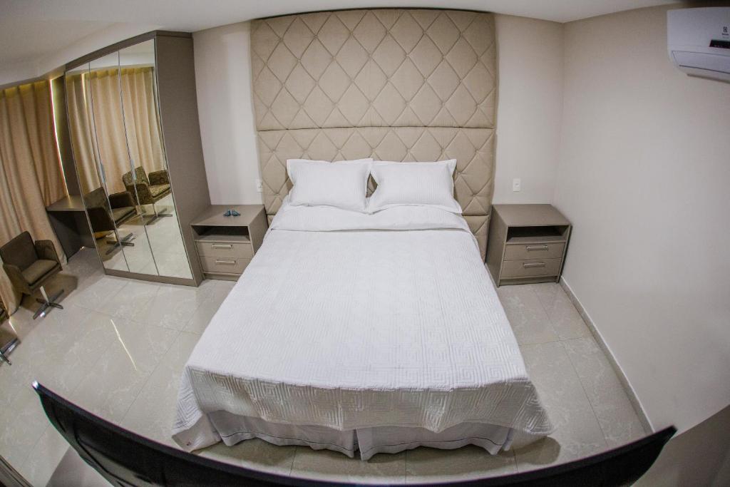 Postel nebo postele na pokoji v ubytování HOTEL HPR