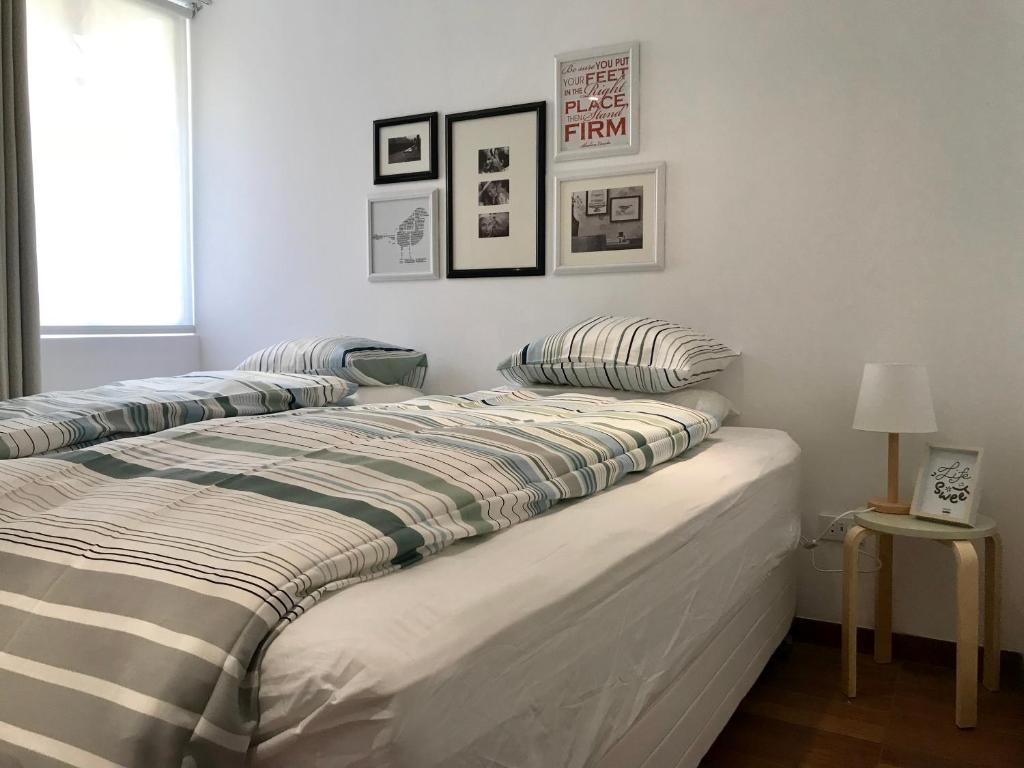 Postel nebo postele na pokoji v ubytování InkaHuset Pacasmayo