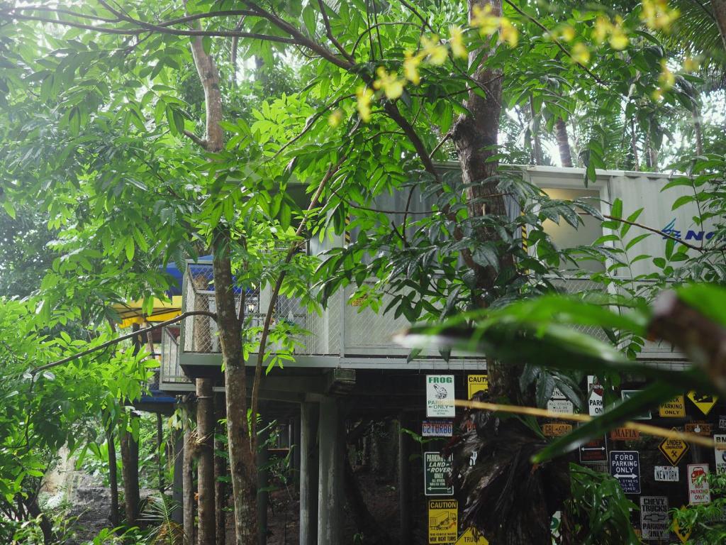Zahrada ubytování Hau Eco Lodges Citumang Pangandaran