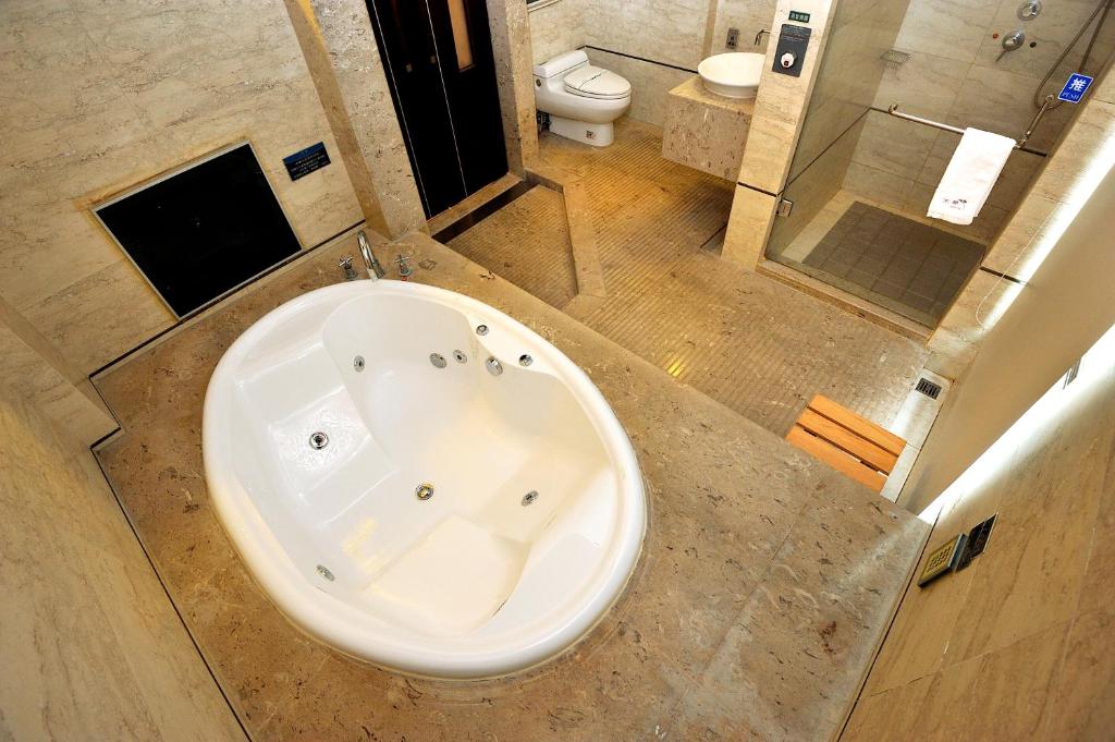 Koupelna v ubytování Jing Hwa Motel