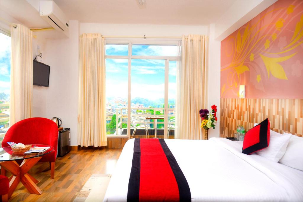 Letto o letti in una camera di Hotel City Inn - Mountain View