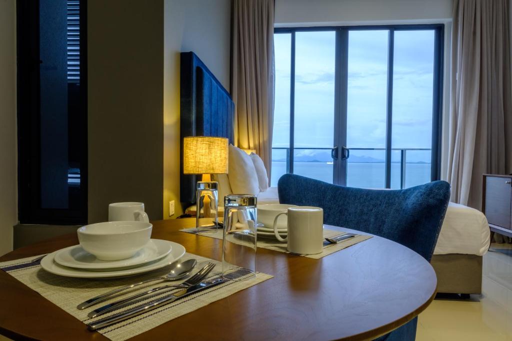 Posezení v ubytování Tanjung Point Residences