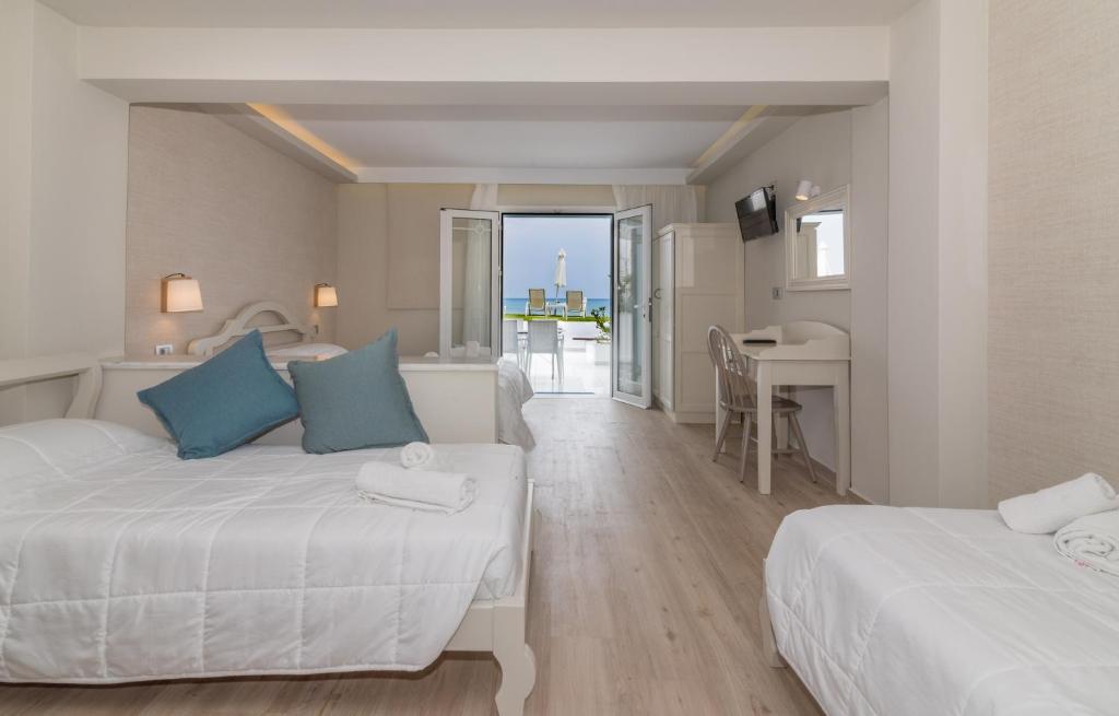 Filoxenia Beach - Studio (4 Volwassenen) Met Uitzicht Op Zee