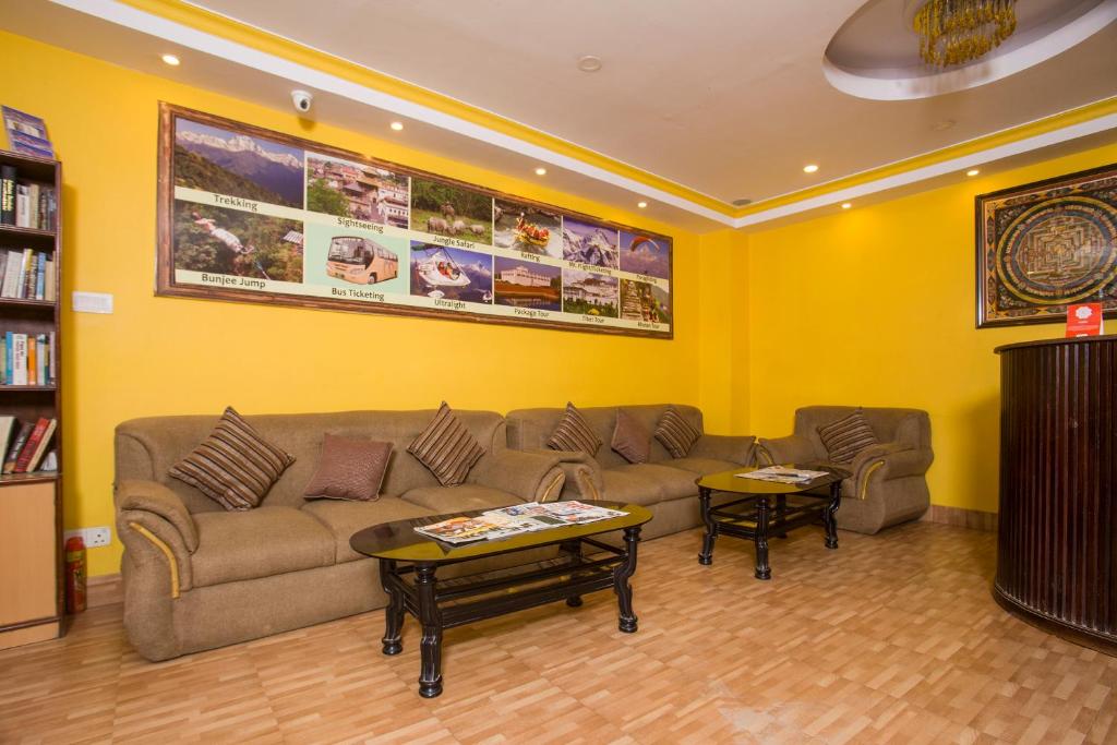 Posezení v ubytování Hotel Premium