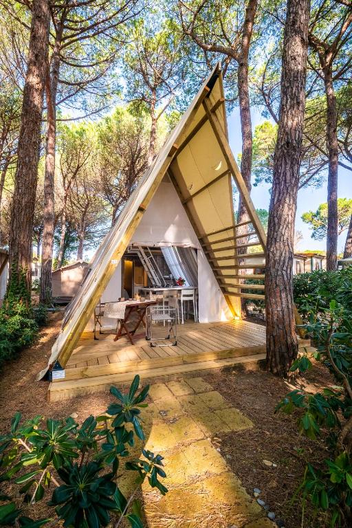 Zahrada ubytování Camping Free Beach