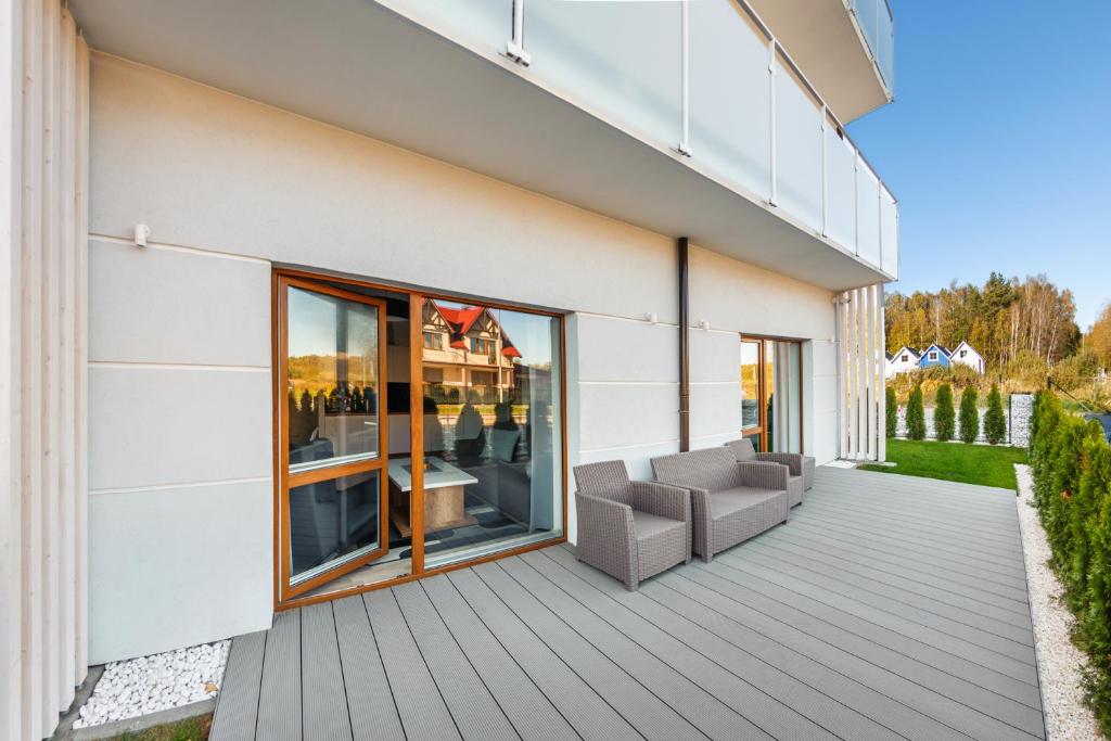 Balkón alebo terasa v ubytovaní Apartamenty Sun & Snow Seaside Grzybowo
