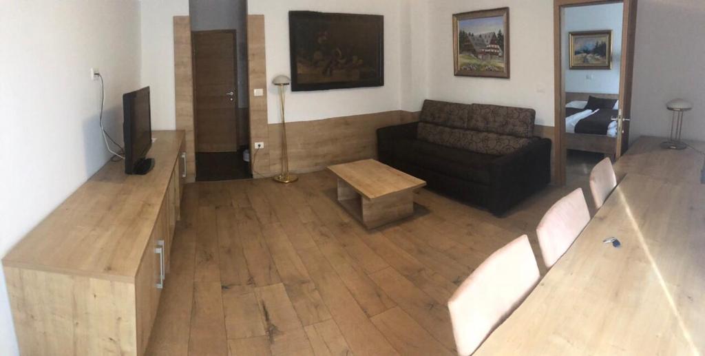 TV a/nebo společenská místnost v ubytování Hotel Slovenj Gradec