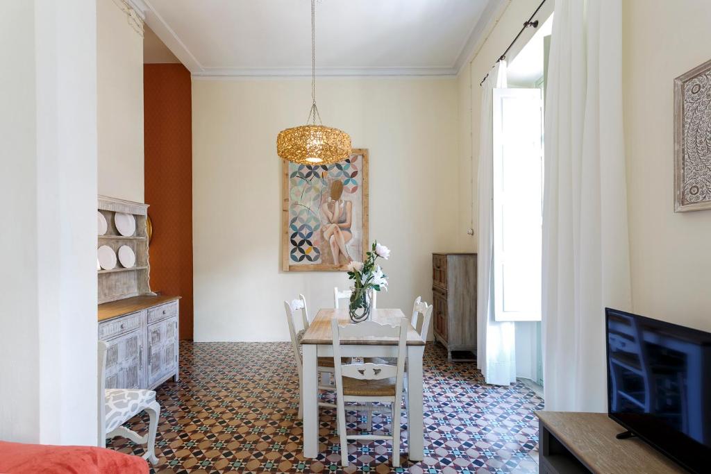 Część wypoczynkowa w obiekcie Teatro Suites Málaga