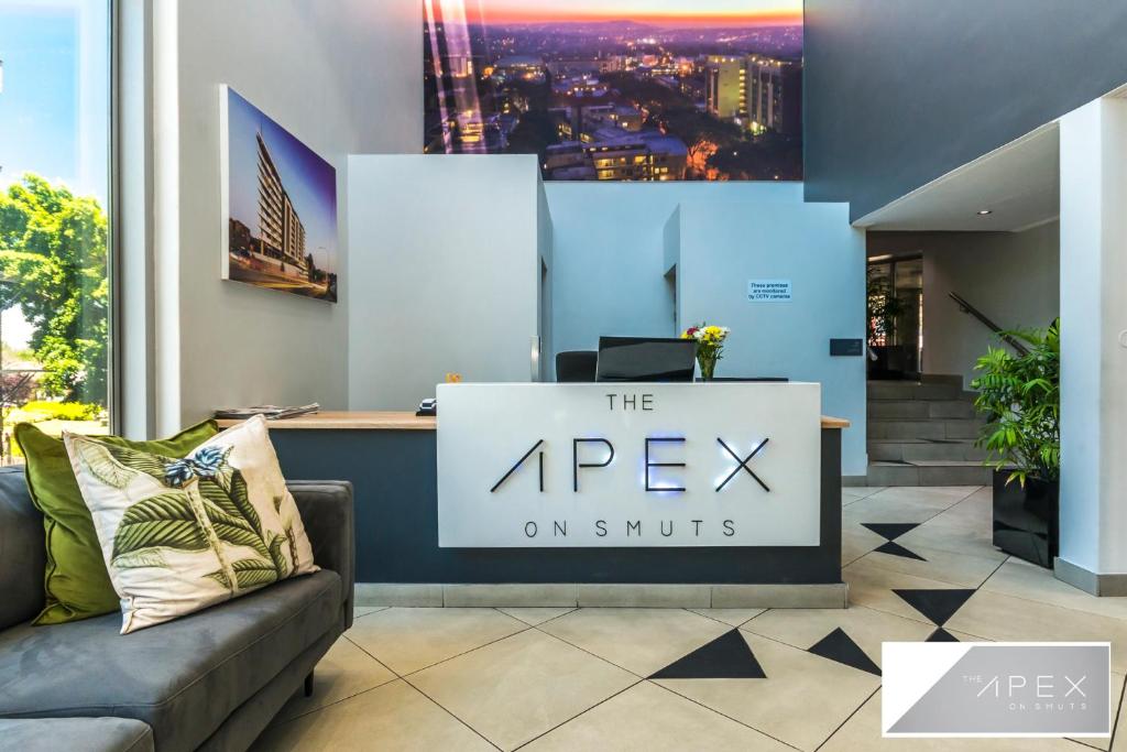 Гостиная зона в The Apex On Smuts