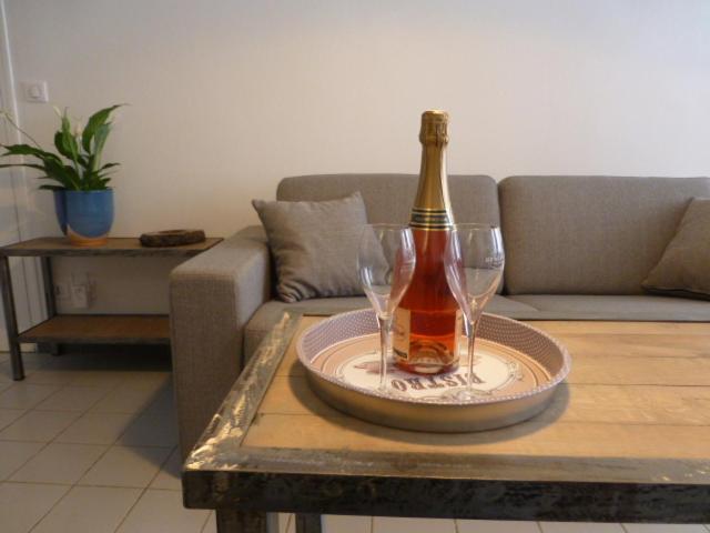 Nápoje v ubytování Cottage AU TERMINUS