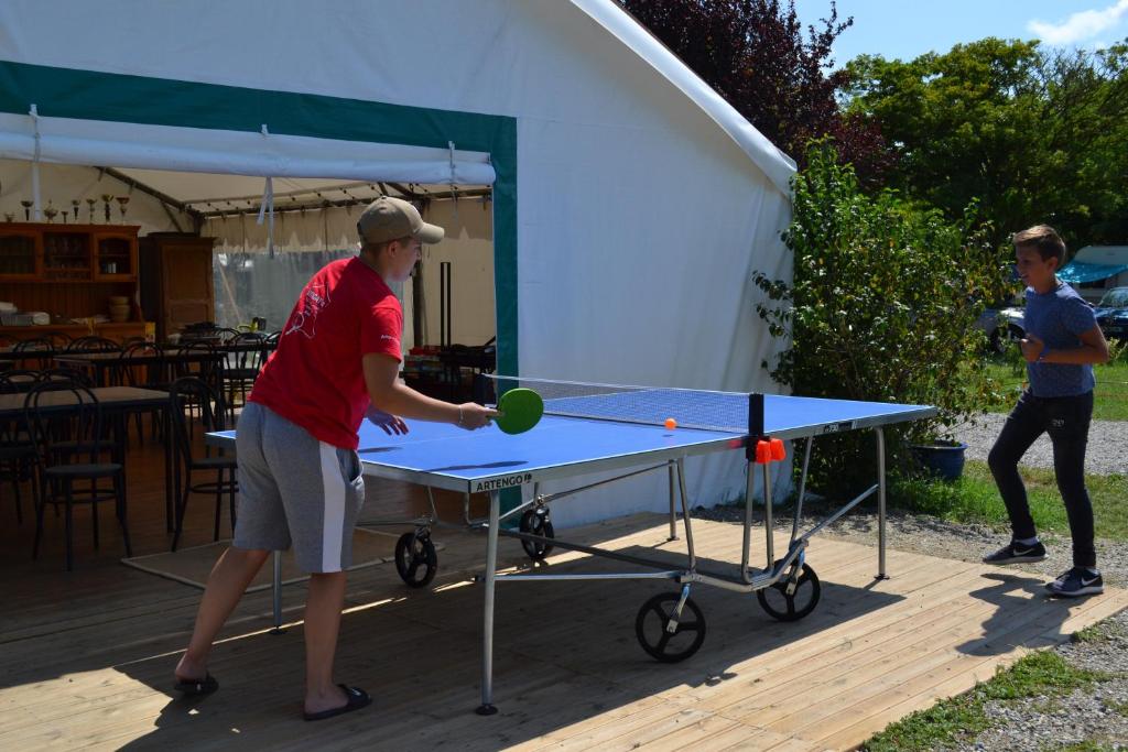 Stolní tenis v ubytování LES EYCHECADOUS nebo okolí
