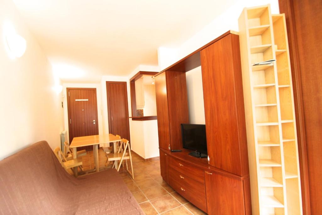 TV a/nebo společenská místnost v ubytování Cabirol 3,2 Vall d'Incles zona Grandvalira