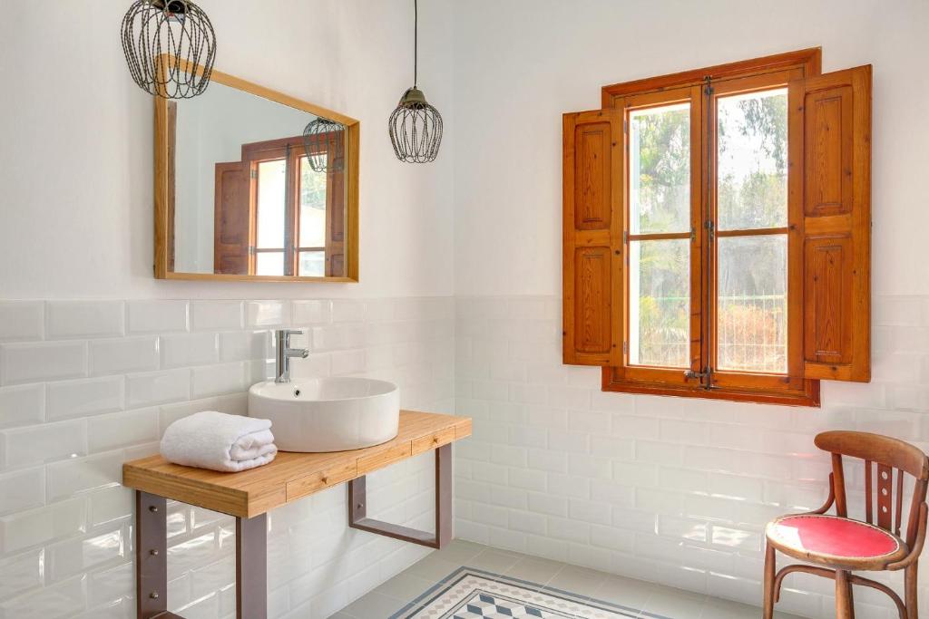 A bathroom at Villa Palma, Establiments